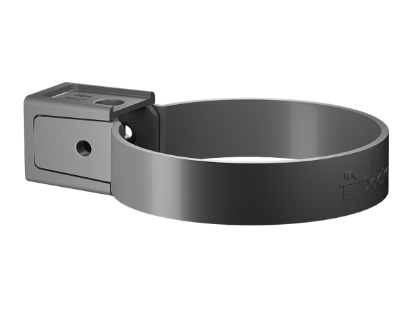 Хомут универсальный для водосточной трубы Docke Premium Графит купить в Отрадном