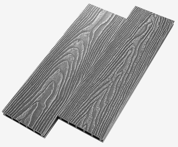Террасная доска из ДПК RusDecking Unodeck Vintage - Серый купить в Отрадном