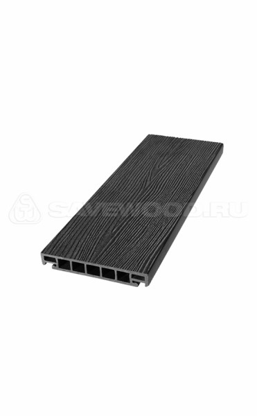 Террасная доска из ДПК SW Salix (S) (R) черный купить в Отрадном